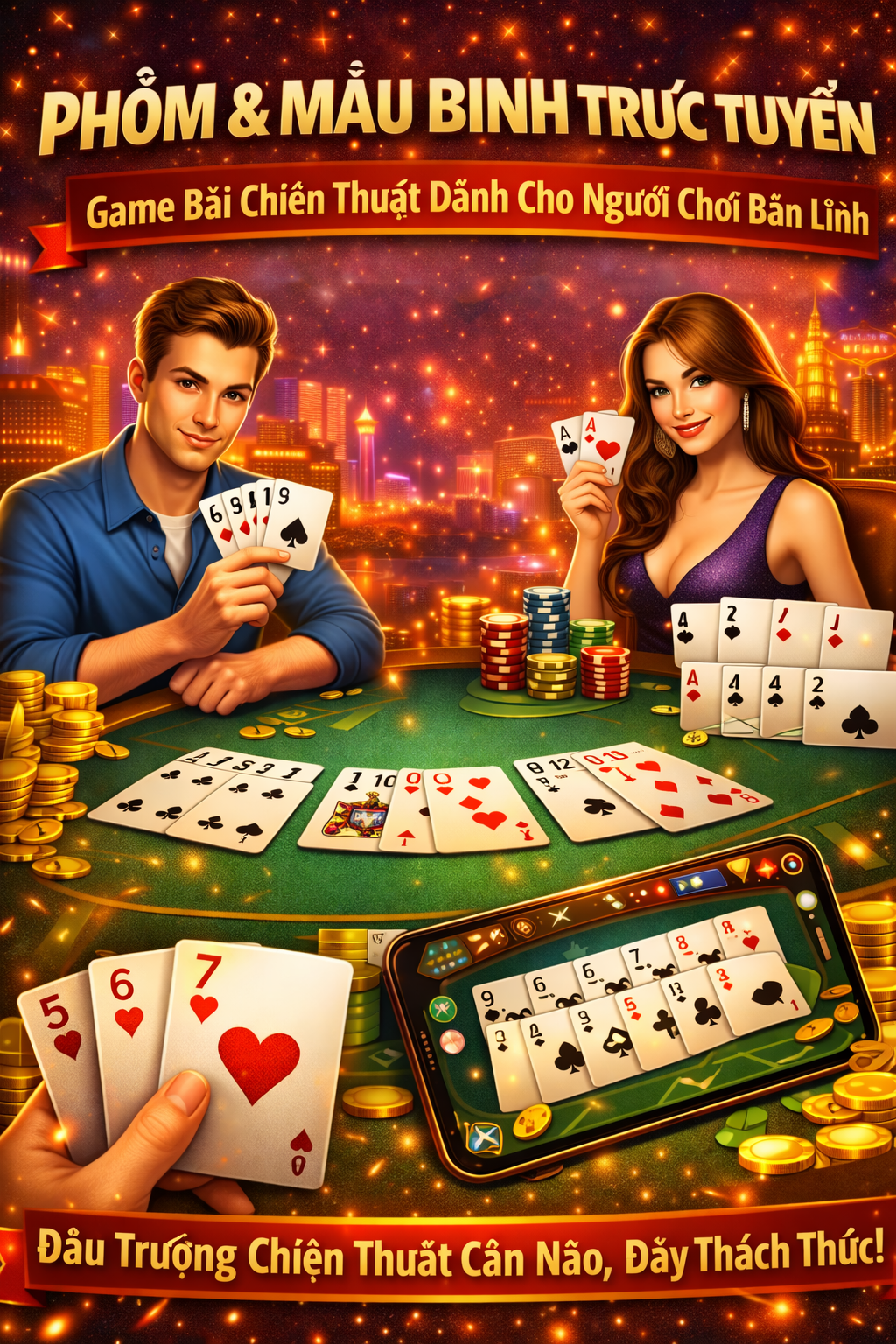 Phỏm và Mậu Binh trực tuyến